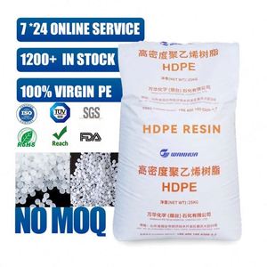 เม็ดพลาสติก HDPE วานฮัว 25 กก./ถุง สีขาว ความคริสตัลไลนิตี้สูง เกรดสำหรับฉีดขึ้นรูป วัตถุดิบโพลีเอทิลีน - Product Image 1