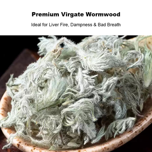 Teh Herbal Artemisia Capillaris Kering Alami Murni Daun Artemisia Capillaris Liar Grosir