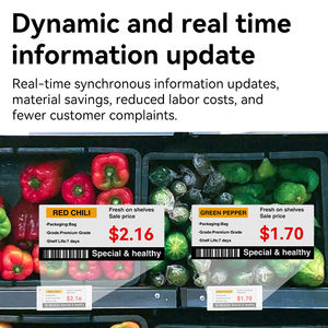 Hipoink al por mayor Elektronische <span class=keywords><strong>Regal</strong></span> Etiketten Epaper 7,5 pulgadas Etiqueta de estante eléctrico de dos colores - Product Image 6