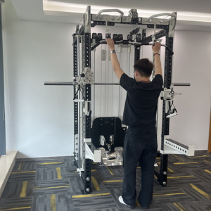 Máquina Smith Comercial de Alta Resistencia con Cable Crossover, Torre de Gimnasio Funcional Todo en Uno Profesional con Doble Pila de Pesas de 140 kg - Product Image 2