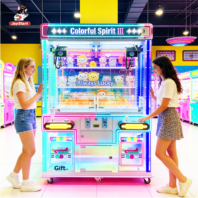 Modern Claw Machine Arcade Game Crane LED Light Stuffed Animal Catcher Entertainment Prize Vending Doll Machine Commercial