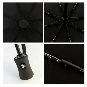 Semi-Automatic Pocket UV Protection <b>Waterproof</b> Five-Folding Double Layer 107cm Open Diameter Windproof Travel Umbrella - Product Image 6
