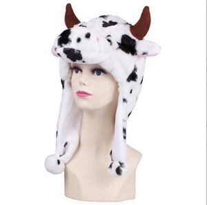 Fabricant de jouets en peluche personnalisés – Nouveauté 2025 : Vache de dessin animé mignonne super douce avec oreilles mobiles et lumières - Product Image 1