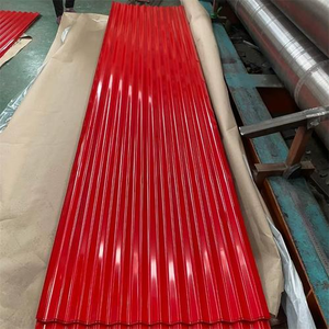 Tôles de Toiture Ondulées en Acier Galvanisé PPGI Certifiées BIS, Couleurs Rouge et Bleu, à Bas Prix, pour Découpe, Soudure et Pliage – Prix par Tonne - Product Image 6