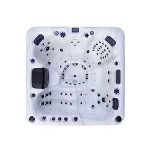 Sunrans Premium Modern Acrylic Rectangle <span class=keywords><strong>4</strong></span> Seater and 1 Lounge Balboa Hot Tub Outdoor Whirlpool <span class=keywords><strong>Spa</strong></span> - Product Image 2