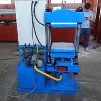 Machine de presse de vulcanisation en caoutchouc utilisée automatique de 50T une couche avec la machine de seconde main de durcissement réglable de température de contrôle de PCL