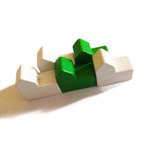 Blocco di legno cubo di legno personalizzato per il gioco da tavolo - Product Image 4