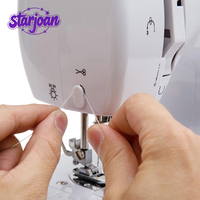 Mini machine à coudre électrique domestique 609 pour la couture de boutons et de boutonnières