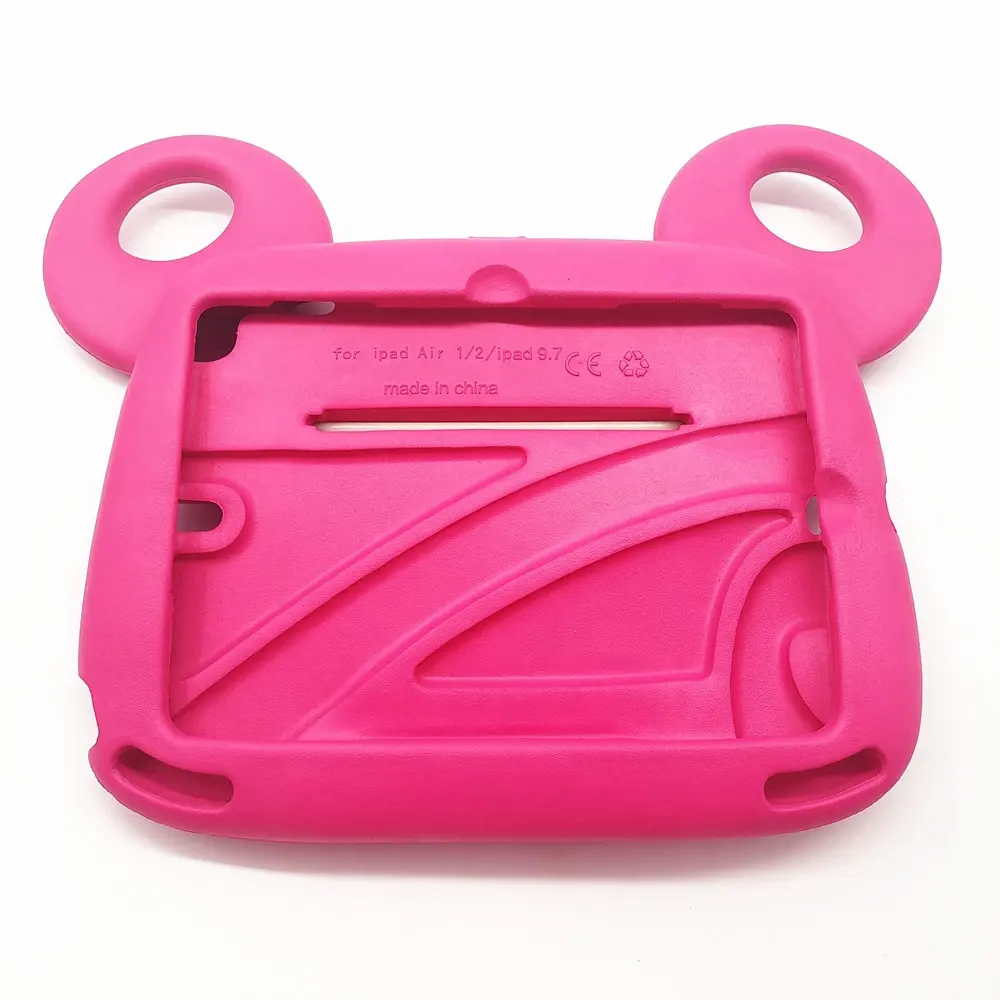 Lovely EVA Handheld Silicone Tablet Stand Cover For Kindle Fire HD 8 2020 Kids Protective Case