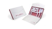 Boîte d'emballage en papier rigide de luxe personnalisée avec insert en EVA pour flacon de sérum pour soins de la peau, ensemble d'emballage cadeau cosmétique