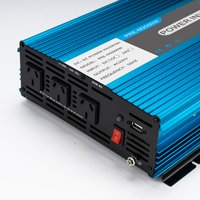 Onduleur Pretiosus à onde sinusoïdale modifiée 2000W 2000Watt DC12/24/48V à AC100/110/120/220/230/240V UPS avec onduleur chargeur