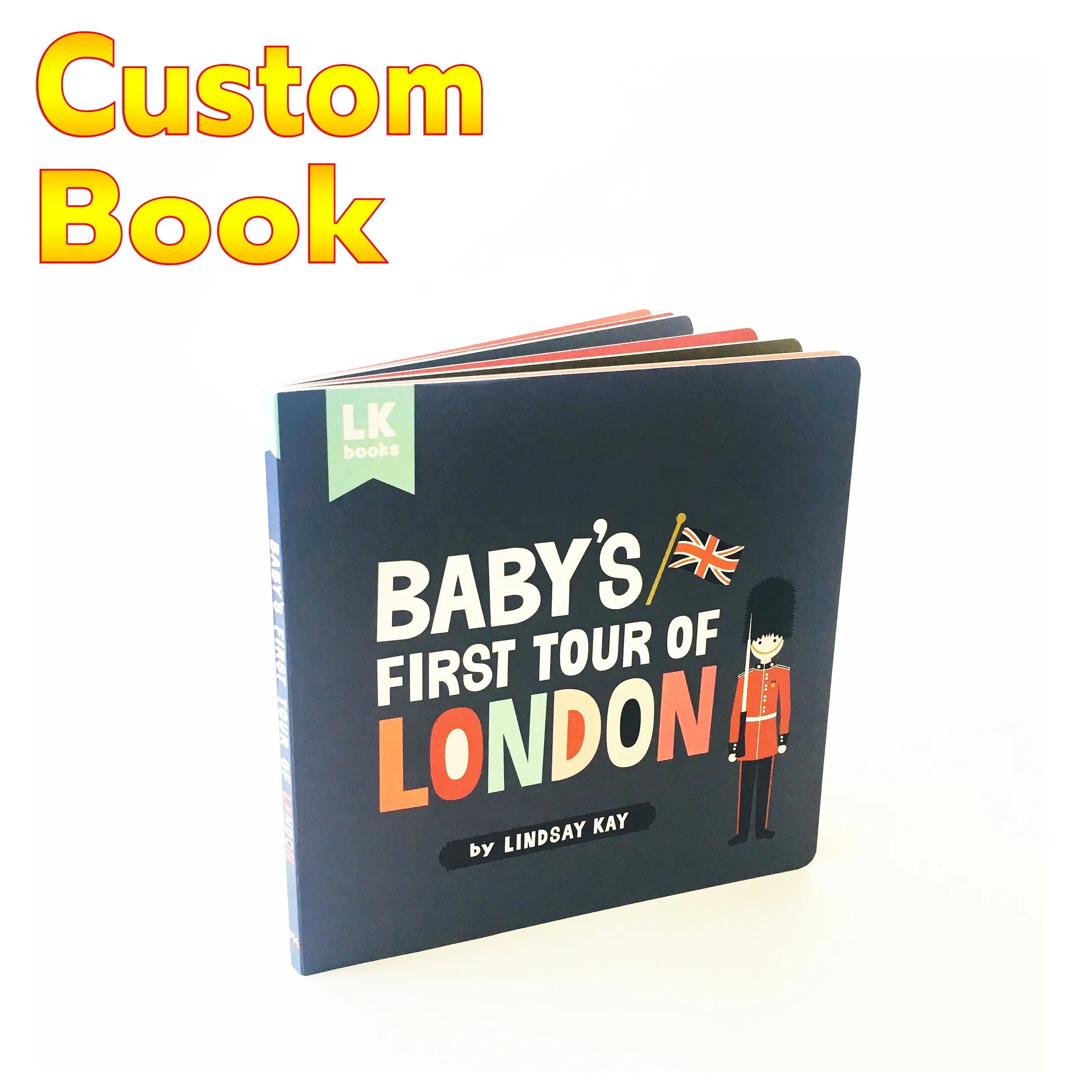 Professional Custom Kids Child Cardboard Books Printing Service Children Picture Books