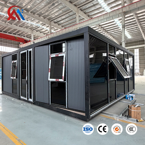 Mejor Casa Contenedor Móvil Modular Expandible de 40 pies, Estructura de Acero Prefabricada, 3 Dormitorios, Oficina de Lujo, ¡La Mejor Compra! - Product Image 1