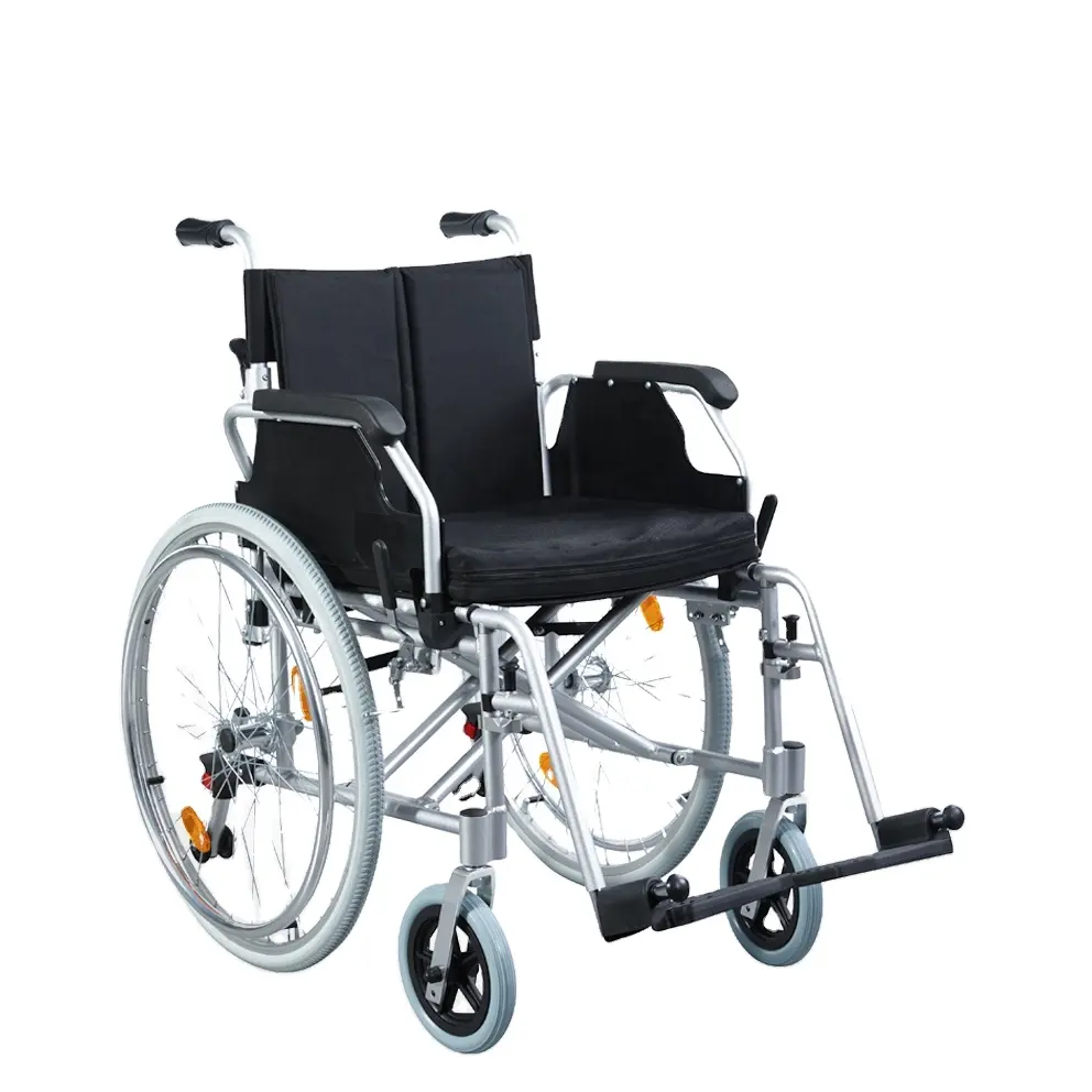 Cadeira de rodas dobrável para venda, cadeira de rodas dobrável para vendas boas vendas, manual de alumínio com cabo traseiro