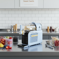 Machine à slush détachable à température constante 1,8 L, 6 préréglages, pour crème glacée molle, sans blocage, pour bar, maison, restaurant