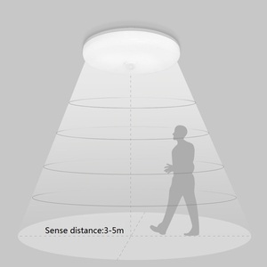 Honeyfly <span class=keywords><strong>LED</strong></span> UFO đèn 220V E27 30W 40W 50W 60W 3-5m cơ thể con người IR cảm biến bóng đèn chiếu sáng cảm biến hồng ngoại nhà kho nhà máy - Product Image 3