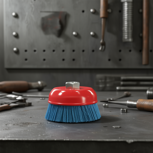 Brosse à tasse en nylon TTAKE M14 abrasive pour le nettoyage des métaux - Product Image 3