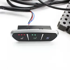 Sistema di Massaggio e Riscaldamento per Sedile <span class=keywords><strong>Auto</strong></span> 12V in PVC, Ventilazione a 4 Ventole, Supporto Comfort per Interni <span class=keywords><strong>Auto</strong></span> - Product Image 1