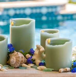 2025 xu hướng mới vòng xoắn ốc nến bóng trang trí độc đáo xuống cạnh tan chảy tuyết bóng ánh sáng xoắn ốc đốt nến bóng - Product Image 3