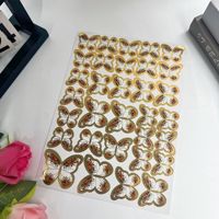 32 autocollants papillons pour gâteaux, décorations pour gâteaux, fournitures de décoration pour anniversaire, mariage, baby shower, pâtisserie
