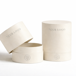 Premium Custom Paper Tube Perfume Packaging <b>Round</b> Rigid Gift <b>Box</b> for Fragrance Bottle Custom Embossing Logo Manufacturer - Product Image 5