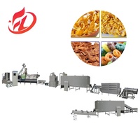 Ligne de production de céréales pour petit-déjeuner, flocons de maïs, machines à snacks de maïs, moteur de moulin à farine haute capacité