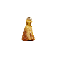 Lot de Matériaux DIY : Mini-Pendentifs Ornements en Fil de Soie Multicolore de 2 cm avec Boucles, Accessoires pour Boîtes Cadeaux et Éventails