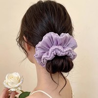 Vente en gros de chouchous pour cheveux en mousseline de soie personnalisés, élastiques et froissés, pour femmes, dames et jeunes filles, pour le quotidien, les fêtes, la décoration, les cadeaux promotionnels et les cadeaux de marque