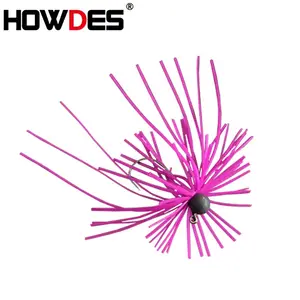 HOWDES 디자인 전체 재고 1.8g 2.5g 3.5g 5g 수영 지그 헤드 텅스텐 플립 피칭 수영 축구 캐스팅 지그