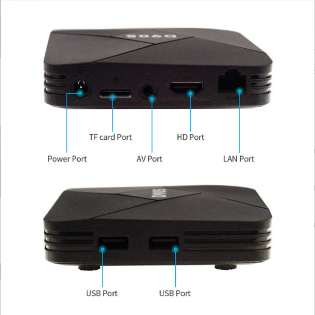 Wholesale D905 Smart TV Box Android7.1 Amlogic S905x 7T STICK 4k HD 8GB 2.4g Wifi 4GB 32GB Android TV 8K Quad Allwinner H313
