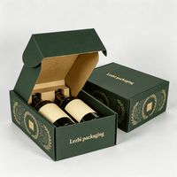 Boîte en carton ondulé recyclable antichoc, imprimée en quadrichromie, pour l'expédition et l'emballage de champagne