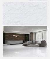 Carreaux de sol en porcelaine émaillée gris aspect marbre pleine masse, 90x180cm, pour salle de bain de luxe et salon de villa - Vente chaude