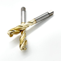 Máquina de flauta espiral recubierta eficiente de calidad perfecta, grifo de rosca puntiaguda, espiral M10