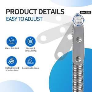 नई चमक नाव हैच दरवाजा हिंज 316 स्टेनलेस स्टील चिकनी सतह समुद्री 1x 210mm - Product Image 6