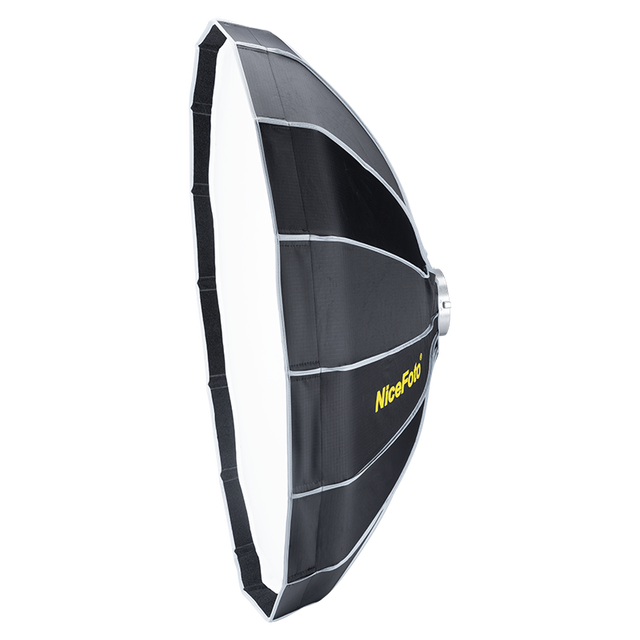 NiceFoto 65cm Camera Accessories Soft Box Bowens Mount Parabolic Octa Softbox for LED Continuous Light and Flash