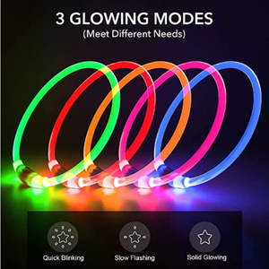 <span class=keywords><strong>Collar</strong></span> electrónico <span class=keywords><strong>LED</strong></span> para mascotas, <span class=keywords><strong>collar</strong></span> <span class=keywords><strong>LED</strong></span> para perros que brilla en la oscuridad, ajustable, luminoso, collares para mascotas, seguridad nocturna, <span class=keywords><strong>collar</strong></span> <span class=keywords><strong>LED</strong></span> para perros, suministros para mascotas - Product Image 4