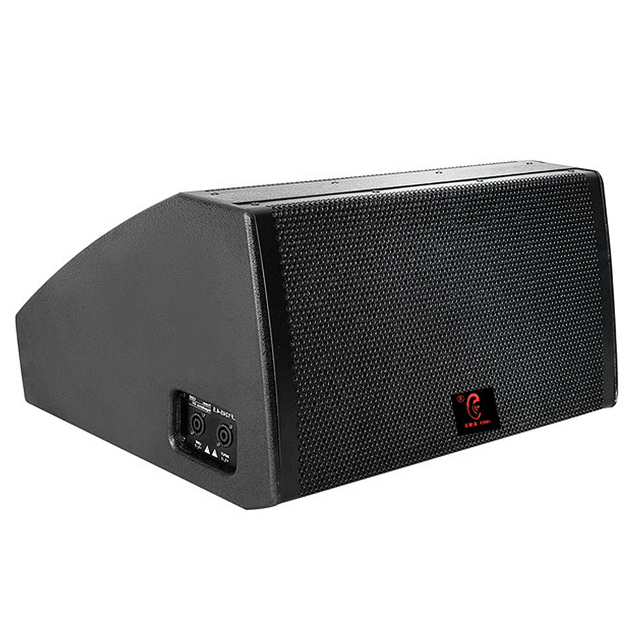 12-inch Neodymium Hi-Res Audio Stage Lip Monitor Integrated Speaker for Conference Rooms Lecture Halls Auditorium Wall Mount