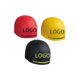 Bonnet de bain adulte durable, antidérapant et imperméable, protège les oreilles, en silicone souple personnalisé, réduit la résistance à l'eau - Product Image 1