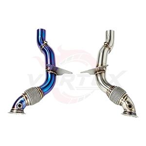 Sistema de Escape Completo Oortex Burned Blue Titanium con Tubos con Válvulas para Ferrari 488 GTB Spider 3.9T 2015-2019, Kits de Modificación Bolt-On - Product Image 5