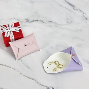 Bolsas de Joyería de Cuero Gris Personalizadas, Bolsitas de Cuero <span class=keywords><strong>para</strong></span> Regalo de Joyería - Product Image 4