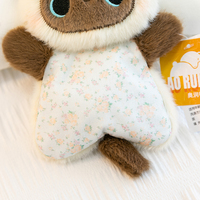 Peluche chat pouf - Petite poupée de confort à presser, adorable et douce, en tissu, pour soulager le stress, commandes en gros