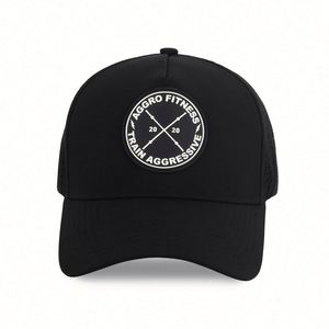 Casquette de baseball personnalisée non structurée à 5 panneaux avec découpe laser et logo en caoutchouc PVC, vente en gros - Product Image 2