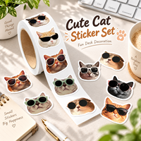 En gros Personnalisé Imprimé Kawaii DIY pour Washi Tape Rouleaux Adhésif Acrylique Logo sur Feuille de Masquage Colorée