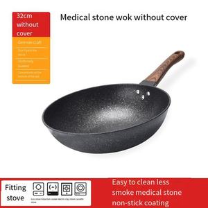 Estufa de cocina de gas de Venta caliente de fábrica <span class=keywords><strong>Wok</strong></span> de acero al carbono antiadherente azul a la parrilla con el <span class=keywords><strong>precio</strong></span> competitivo - Product Image 4