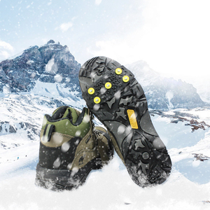 รองเท้าปีนเขาสำหรับเด็กแบบมีปุ่มกันลื่น 5 ตัว ทำจากยางซิลิโคน สำหรับปีนหิมะและน้ำแข็ง - Product Image 3