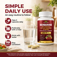 SOLOTREE Complément Alimentaire à Base d'Extraits de Plantes Herbacées Berbérine, Perte de Poids, Soutien Métabolique, Capsules de Berbérine pour Adultes