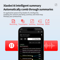 VORMOR M1Pro Enregistreur vocal numérique intelligent avec abonnement gratuit d'un an, prise en charge de la personnalisation SDK/APP/API/Memory, mini enregistreur vocal