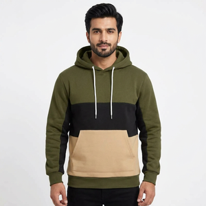 Sudadera con Capucha para Hombre, Marca 2024, Nueva, Corte Ajustado, con Cierre Diagonal - Product Image 1