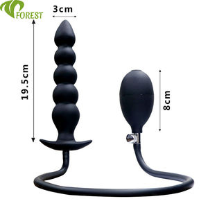 TTFOREST Silikon-Aufblasbarer Masturbator - Künstlicher <span class=keywords><strong>Penis</strong></span> mit Pumpe und Passendem Plug für Weibliche Selbstbefriedigung - Product Image 1