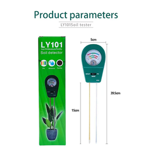 Medidor de umidade da planta 3-em 1 luz e testador de pH jardim gramado fazenda, uso interno e externo, kit de teste do solo - Product Image 6